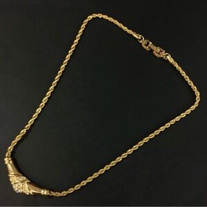 Givenchy Vintage Gold Tone Necklace
